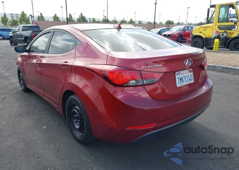 2016 Hyundai Elantra Se из США, поврежденный, VIN 5NPDH4AE7GH700185